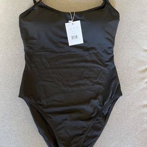 Andie Swimwear - Black Amalfi One Piece (LT) - Size Medium